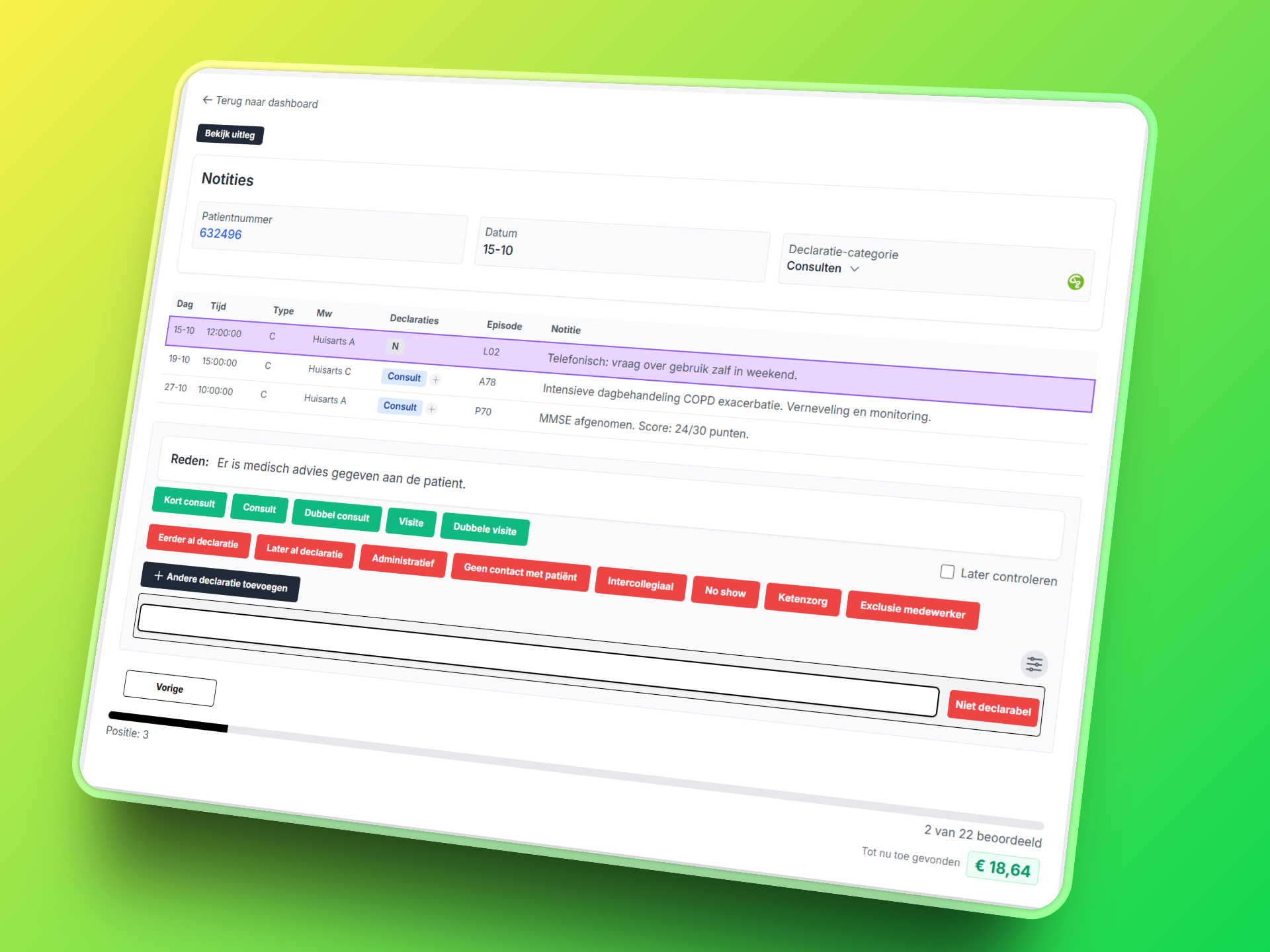 Declaratiescan.ai Dashboard